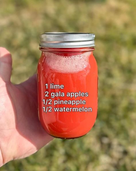 I prefer to only juice with fruits. I don’t like vegetables in my juice. #juice #juicerecipes #healthylifestyle Pineapple Watermelon, Healthy Juice Drinks, Juice Smoothies Recipes, Pineapple Drinks, Juicy Juice, Gala Apples, Juicer Recipes, Pressed Juice, Cold Pressed Juice