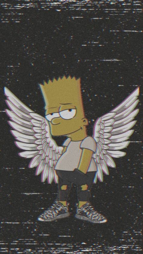 Simpson Wallpaper Iphone, Cartoon Wallpaper Iphone, Free Wallpaper, The Simpsons, Cartoon Wallpaper, Bart Simpson, Wallpaper Iphone, Angel, Iphone