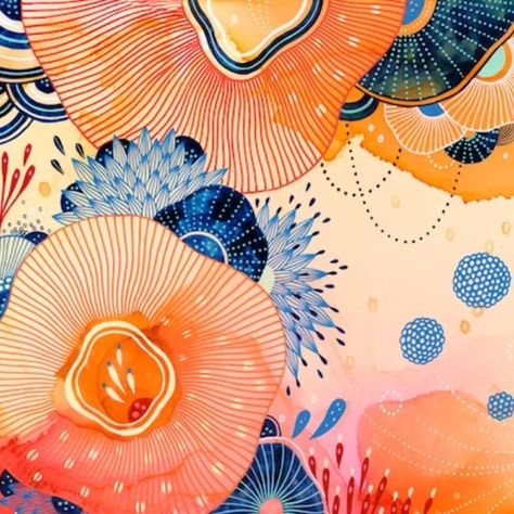 PL Henderson on Instagram: "US artist Yellena James creates kaleidoscopic, biomorphic artworks that resemble colourful ecosystems #womensart" Yellena James Art, Biomorphic Design, Biomorphic Art, Yellena James, Gcse Art, Art Class, 3d Design, Art Classes, Aesthetic Fashion