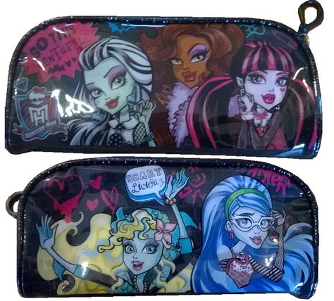 Pencil Case Monster High Phone, Pen Stationary, Pencil Case Pouch, Pouch Makeup, Beauty Bag, Cool Items, Pouch Bag, Tools Accessories, Monster High