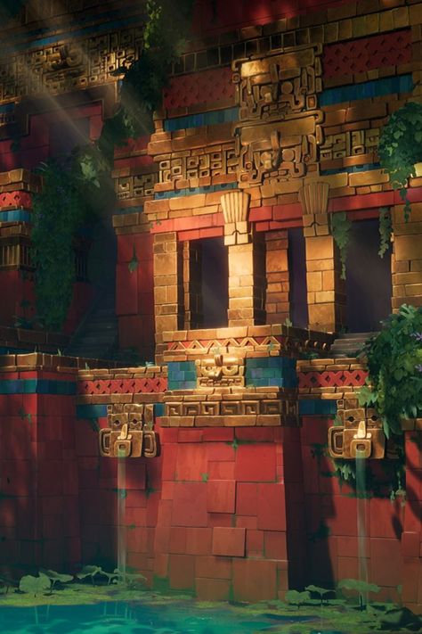 Maya Temple, Aztec Architecture, Aztec City, The Road To El Dorado, Road To El Dorado, Aztec Ruins, Mayan Art, Mayan Culture, 2160x3840 Wallpaper