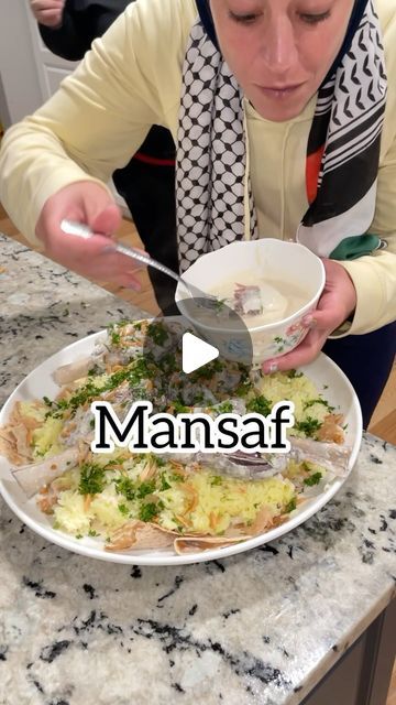 Summers homayed on Instagram: "Battle of the Mansaf 🇵🇸 or 🇯🇴?   Recipe -5 pounds of lamb (shanks, legs or shoulder) @saadwholesale  -1 tbsp salt & pepper  -3 bay leaves  -7 whole cardamom -10 whole allspice berries or 1/2 tsp regular allspice  -1 onion   Pour boiling water over your lamb while it’s in the sink.  This will help prevent the sudsy foam from the boil.  In the large pots at all ingredients and completely cover with water. Simmer on a medium heat for approximately three hours. You can also use the crockpot and slow cook all day while you’re at work, or you can use a pressure cooker and have this ready within an hour.   2 @ziyadbrand jameed boxes  4 c Greek yogurt/ regular yogurt/lebna 1/4 c ghee or butter  2 tbsp garlic  -Turmeric if you want the yogurt to be yellow In a lar Mansaf Recipe Lamb, Lebna Yogurt, Mansaf Recipe, Lamb Broth, Middle Eastern Recipes Arabic Food, Using A Pressure Cooker, Lamb Shanks, Slow Cook, Bay Leaves