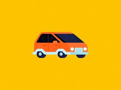 Car On Road, Graphic Design Blog, City Illustration, Flat Icon, Color Shapes, Flat Design, Car Design, Wooden Toy Car, Creative Professional