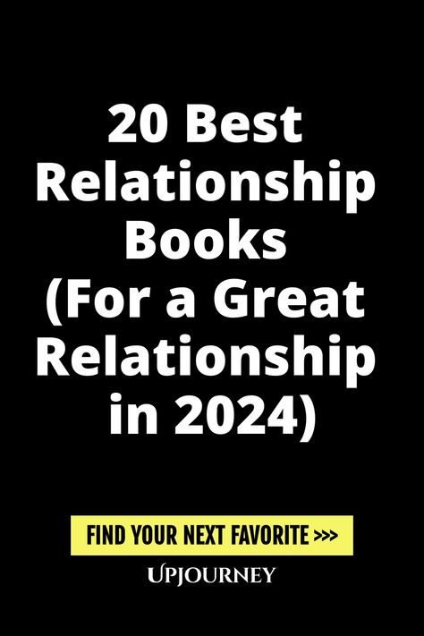 Explore the top 20 relationship books that can transform your relationship in 2024. These insightful reads cover communication, love, trust, and intimacy to help you build a strong and healthy connection with your partner. From marriage advice to dating tips, these books offer valuable tools and guidance for couples looking to enhance their bond. Whether you're experiencing challenges or simply want to deepen your understanding of relationships, these books are a must-read for anyone seeking per Books On Relationships Couple, Best Relationship Books, Best Non Fiction Books, The Best Relationship, Fiction Books To Read, Great Relationship, Communication Relationship, Relationship Books, Strong And Healthy