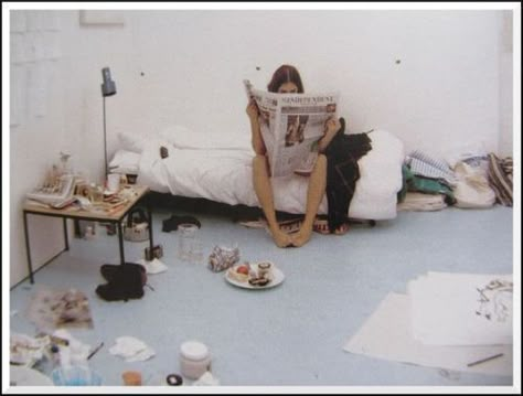 Messy Bedroom, Tracey Emin, Messy Room, Rest And Relaxation, Jolie Photo, Installation Art, Newspaper, Photography Inspiration, Mood Board