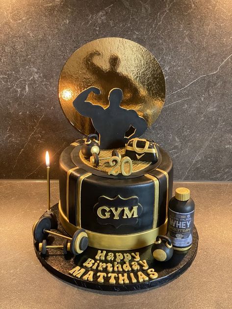 Body Builder Cake, Fitness Cake, Gym Cake, Cake Design For Men, Dummy Cake, 40th Cake, Cake For Husband, Birthday Cake Decorating Ideas, Fondant Cake Designs