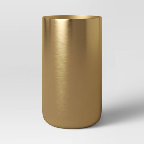 Small Brass Vase - Threshold Brass Hammered Vase, Kitchen Island Centerpiece Ideas, Gold Vase Decor, Island Centerpiece Ideas, Kitchen Island Centerpiece, Mom Cave, Hotel Ideas, Gold Vase, Brass Planter