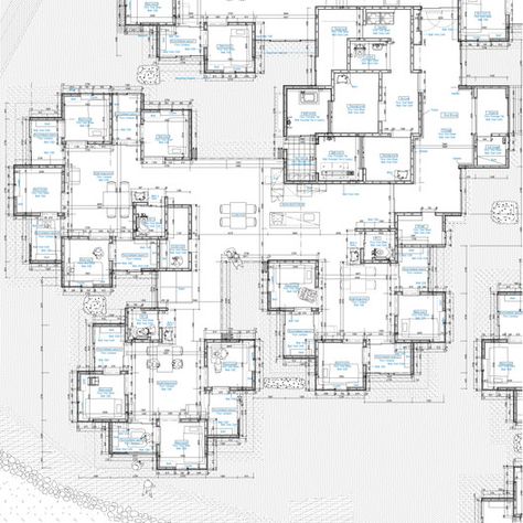 Floor Plan Pixels Architecture, Pixel Architecture, Module Architecture, Grid Architecture, Social Housing Architecture, Case Minecraft, Cluster House, Urban Housing, Community Housing