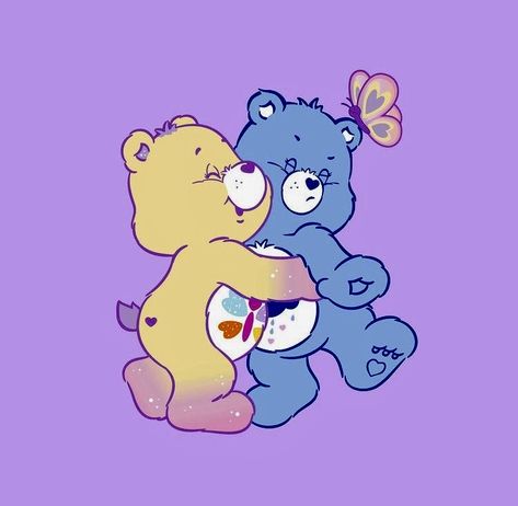 Care Bears Matching Pfp, Bears Matching Pfp, 80s Wallpaper, Kidcore Aesthetic, Care Bears Cousins, Laugh Track, Starbucks Recipes, Care Bear, Cute Art Styles