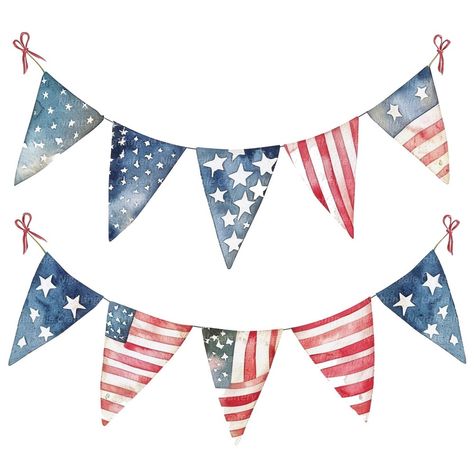 Enjoy fun group activities with our Independence Day clipart! Great for team-building events and communal gatherings. Flag Clipart, Patriotic Bunting, Project Nursery, Group Activities, Art Clipart, God Bless America, Team Building, Watercolor Clipart, Usa Flag