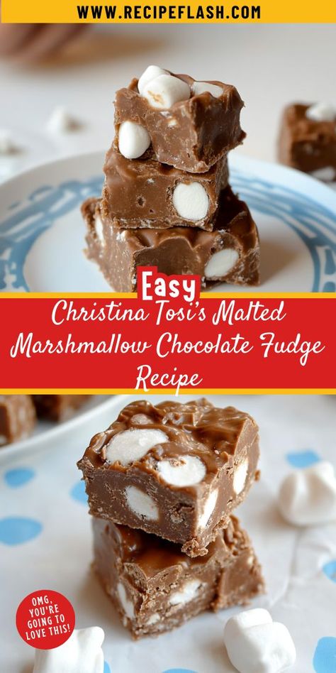 Satisfy your dessert cravings with Christina Tosi’s Malted Marshmallow Chocolate Fudge Recipe! This luscious fudge features a perfect blend of chocolate and marshmallow, creating a delightful treat that melts in your mouth. Ideal for parties or cozy nights in, this recipe is a must-try for any dessert lover! Chocolate And Marshmallow Desserts, What To Make With Marshmallows, Fudge With Mini Marshmallows, Fudge With Marshmallows, Fudge With Marshmallow Cream, Marshmallow Dessert, Marshmallow Fudge Recipe, Gourmet Fudge, Marshmallow Fudge