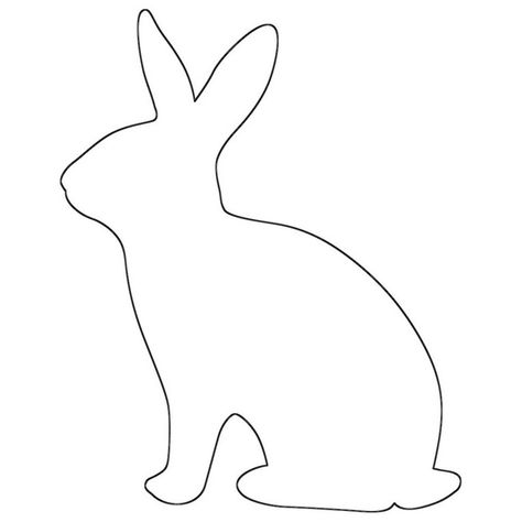 Sitting Bunny Outline – Bunny Coloring at Coloring Buddy Diy Bunnies, Bunny Outline, Bunny Coloring, Flower Pattern Drawing, A Coloring Page, Rabbit Colors, Unique Bangle, Cricut Images, Bunny Coloring Pages