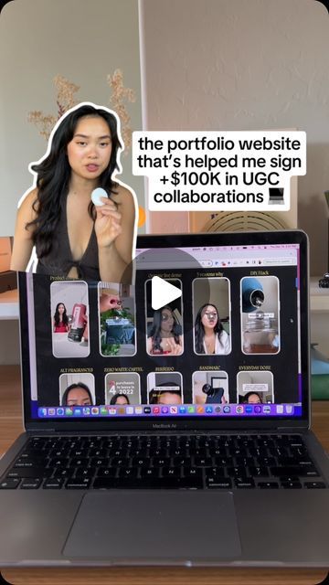 Tran • Travel & Lifestyle • UGC creator and coach on Instagram: "👇🏼 Website features that elevated my UGC portfolio

Comment PORTFOLIO and I’ll send you the link to grab my Squarespace UGC portfolio website template!

✅ Migrating away from Canva’s one-scroll function to include more work and services

✅ Scrolling carousel of past clients rather than an entire page (condenses portfolio, while still being impressive)

✅ Having engagement analytic screenshots on the landing page

✅ Successful case studies from past clients

✅ Ad-tester package option

✅ Drop-down function to showcase past work (UGC examples, influencer media kit, creative strategy, male creator option)

Other things I love about my UGC portfolio website that I didn’t mention…

👉🏼 Accordion dropdowns of brand testimonials Ugc Website, Content Creator Portfolio, Ugc Examples, Creative Strategy, Influencer Media Kit, Website Portfolio, Portfolio Website Template, Instagram Website, Website Features