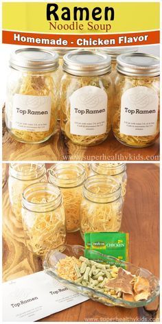 Homemade Top Ramen, Ramen Noodle Seasoning, Noodle Seasoning, Top Ramen Recipes, Homemade Dry Mixes, No Sodium Foods, Top Ramen, Ramen Recipe, Homemade Ramen