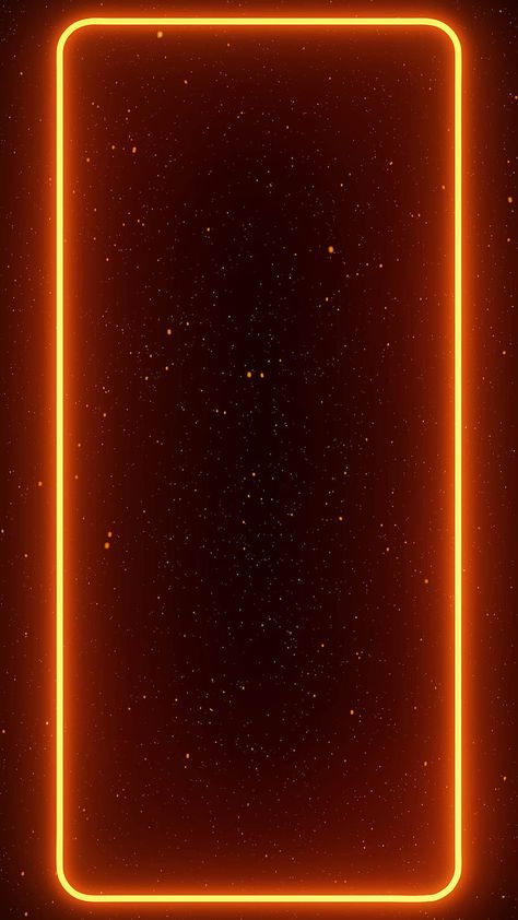 Neon Orange Aesthetic, Phone Frame, Wallpaper Blur, Wallpaper Edge, Iphone Wallpaper Blur, Frame Wallpaper, Border Wallpaper, Orange Star, Amoled Wallpapers