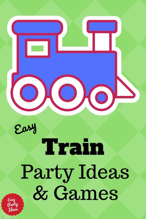 Fantastic ideas for planning a unique and fun train party for your child's special birthday party. #easypartyideas #party ideas #trainparty Train Birthday Party Crafts, Pin The Train On The Track Game, Train Party Games For Kids, Train Birthday Games, Train Party Activities, Train Birthday Party Activities, Train Birthday Party Games, 3rd Birthday Party Games, Train Birthday Ideas