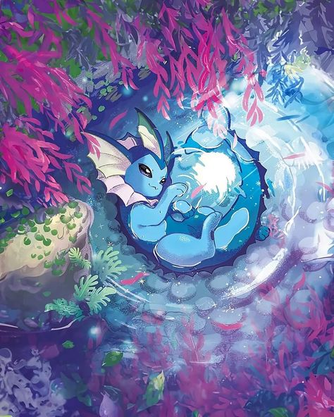 Flareon Wallpaper, Glaceon Pokemon, Kawaii Posters, Pokemon Vaporeon, Pokemon Painting, Pokemon Dragon, Pokemon Mew, Pokemon Eeveelutions, Cute Pokemon Pictures