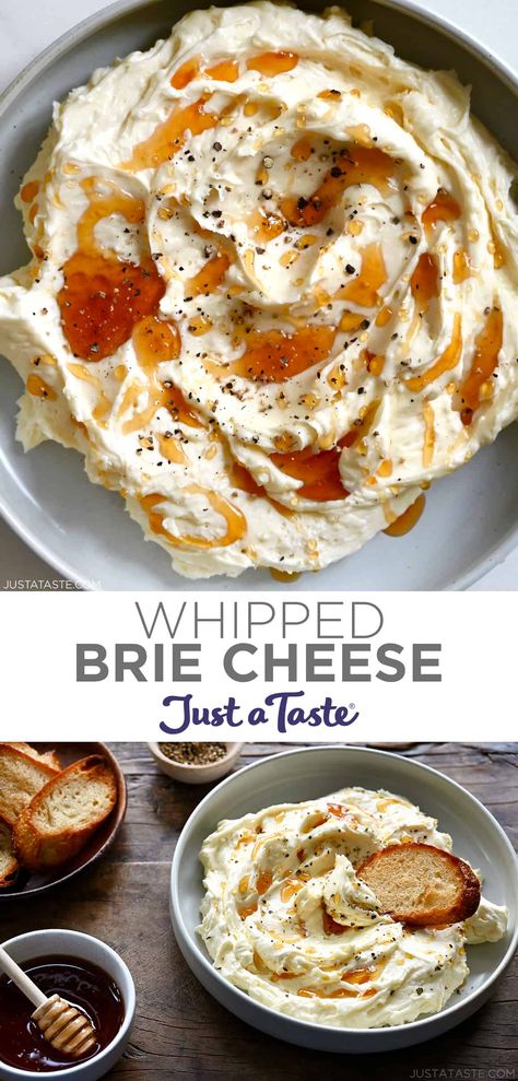 Whipped Brie, Brie Cheese Recipes, Brie Appetizer, Brie Recipes, Whipped Feta, Brie Cheese, Snacks Für Party, Grocery List, Yummy Appetizers