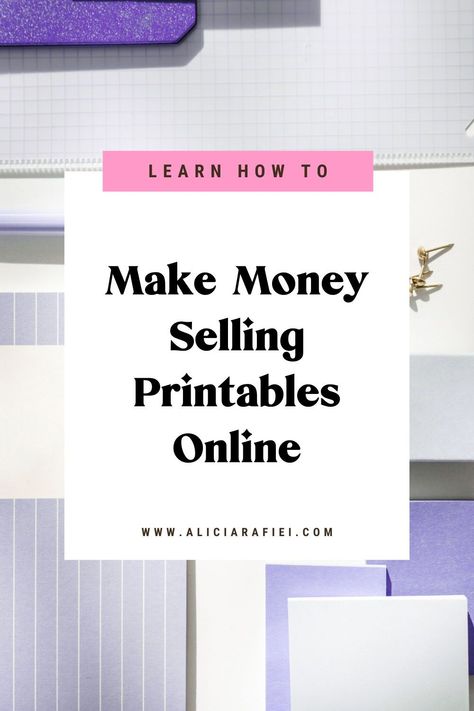 If you're looking for a way to make some extra money, selling printables online might be the perfect option for you. Click the pin, to learn how to make money selling printables, including how to create your printables, what platforms you can sell on and how to promote your printables. How To Make Printables To Sell, What To Sell, Planner Binder, Printable Calendar, Extra Money, Printable Designs, Blogging Tips, Money Online, Working From Home