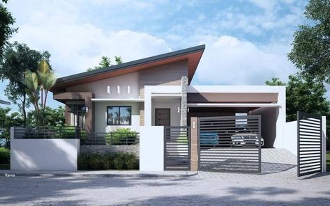 Design Casa Piccola, Small House Design Philippines, Small House Exteriors, Philippines House Design, Modern Bungalow House Design, Modern Minimalist House, Modern Small House Design, Small House Design Exterior, House Design Exterior