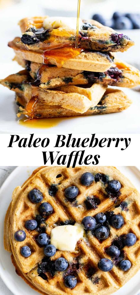 Tapioca Flour Recipes, Paleo Cinnamon Rolls, Paleo Waffles, Paleo Running Momma, Waffles Breakfast, Blueberry Waffles, Sweet Potato Waffles, Paleo Foods, Paleo Recipes Breakfast