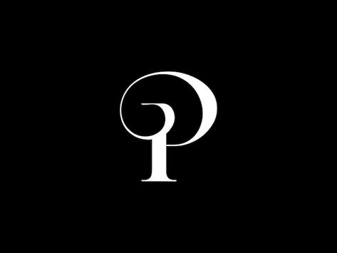 A black and white logo with the letter p... | Premium Vector #Freepik #vector #cp Cursive P, P Letter Design, P Png, Prakash Raj, P Logo Design, Black And White Logo, P Logo, P Words, The Letter P