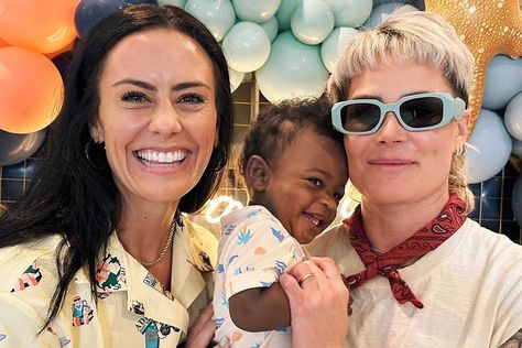 Ali Krieger Shares Adorable Family Photos from Son Ocean's 'Magical' First Birthday Celebration Ashlyn Harris And Ali Krieger, Ali Krieger, Ashlyn Harris, Infant Adoption, Soccer Stars, Professional Athlete, Second Baby, Friends Family, Soccer Players