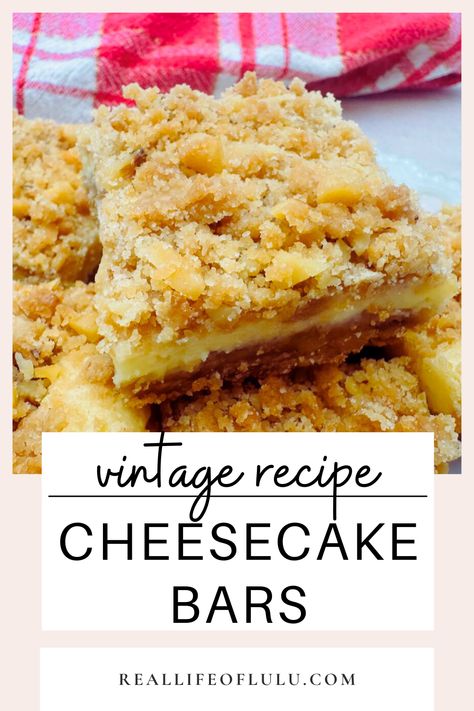 Craving something sweet? These cheesecake bars are a game-changer. They've got a buttery, nutty crust, a creamy filling, and a sprinkle of brown sugar and walnuts for a little crunch. Trust me, you'll be hooked in one bite! They're a perfect fall dessert, Thanksgiving dessert, or Christmas dessert. Cheesecake With Walnut Crust, Classic Cheesecake Bars, Lemon Cranberry Cheesecake Bars Delish, Toffee Cheesecake Bars, Easy Cheesecake Bars, Chocolate Cheesecake Bars 9x13, Cheesecake Bars Recipes Easy, Dessert Thanksgiving, Cheesecake Bars Easy