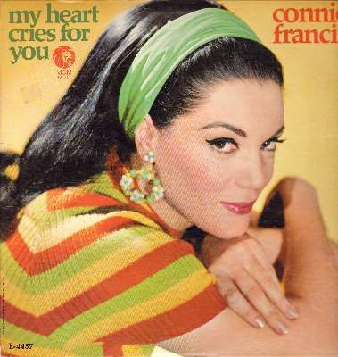 I Cried For You, Connie Francis, College Photography, 1960s Hair, Recorder Music, Vintage Girls, Vintage Ephemera, Album Art, Female Artists