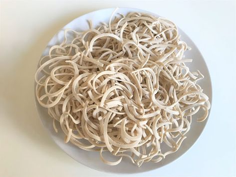 Brown Rice Pasta Recipes, Rice Flour Noodle Recipes, How To Make Rice Noodles, Homemade Wheat Noodles, Homemade Noodles Without Eggs, Homemade Brown Rice Pasta, Homemade Whole Wheat Pasta, Phillips Pasta Maker, Homemade Pasta Noodles