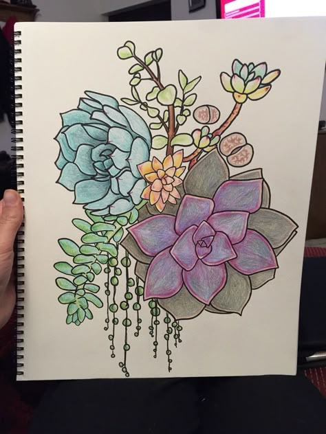 Succulents Drawing Simple, Succulent Graphic Design, Suculentas Tattoo, Cute Succulent Drawing, Succulent Sketch, Succulent Drawings, Succulent Drawing, Succulent Tattoo, Succulents Drawing