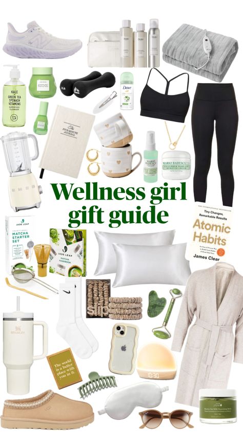 Wellness girl gift guide #wellnessgirl #giftguide #matchagirl Sick Day Essentials, Wellness Girl, Amazon Girl, Girls Gift Guide, Beautiful Butterfly Photography, Exam Motivation, Princess Gifts, Makeup Eye Looks, Dream Gift