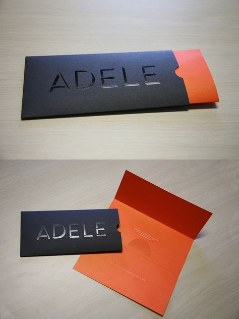 ADELE ticket folder for Songkick.com | by Dynamark Graphics Group Nashville Digital Printing Services, Ticket Holder, Foil Stamp, Paper Folder, Brochure Print, Relaxing Travel, Ticket Holders, Commercial Printing, Color Text