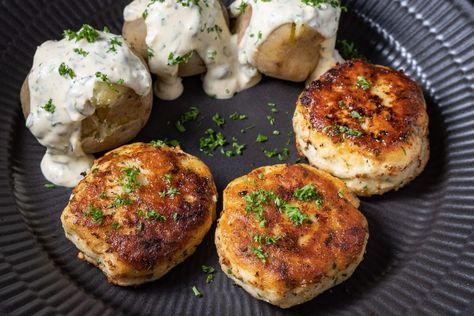 Traditional Danish Fiskefrikadeller fish cakes with remoulade - SY Selkie Norwegian Recipes, Nordic Food, Fish Monger, Fish Balls, Danish Recipe, Diner Food, Cooking Fish, Norwegian Food, Fish Cakes