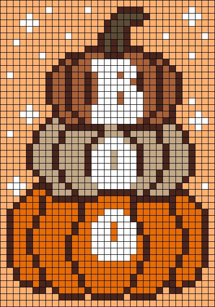 Pixel Art Pattern Valentines Day, Crochet Grid Patterns Fall, Autumn Tapestry Crochet, Crochet Alpha Pattern Halloween, Alpha Patterns Crochet Halloween, Halloween Crochet Grid Patterns, C2c Halloween Graphs, Alpha Patterns 30x30, People Perler Bead Patterns