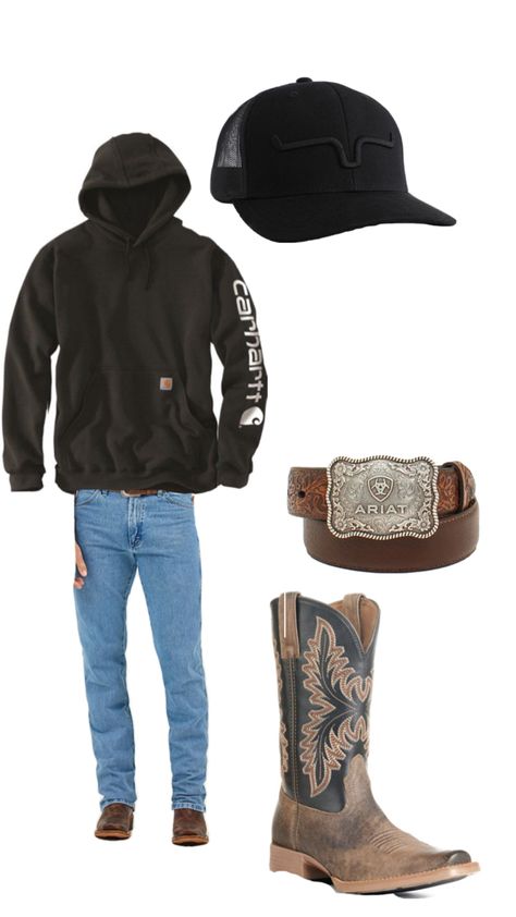 Cowboy Country Aesthetic Outfits Men, Men’s Western Outfits, Men’s Western Fashion, Mens Country Outfits, Cowboy Outfits Men, Country Aesthetic Outfit, Country Outfits For Men, Country Boy Outfits, Country Outfit Ideas