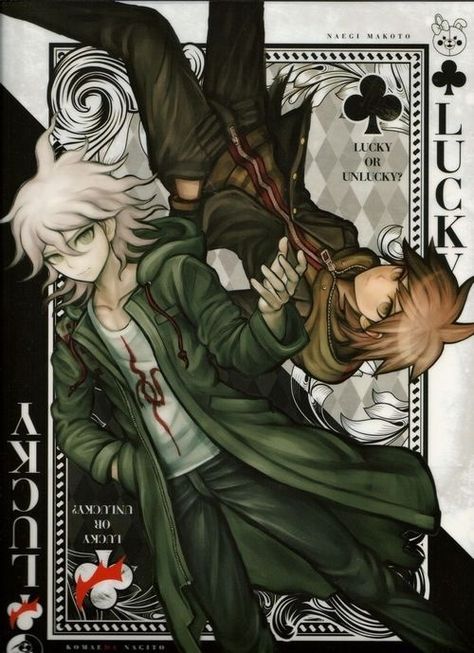 Nagito & Makoto | Danganronpa Danganronpa Nagito, Komaeda Nagito, Makoto Naegi, Junko Enoshima, Danganronpa Game, Danganronpa 1, Danganronpa 2, Dangan Ronpa, Super Danganronpa