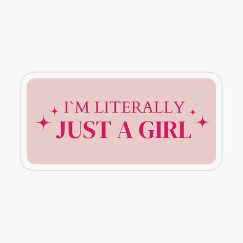 Aesthetic Girl Stickers, Girly Stickers Aesthetic, Barbie Stickers Aesthetic, Just A Girl Aesthetic, Pink Aesthetic Stickers, Coquette Stickers, Barbie Stickers, Widgets Aesthetic, Girly Stickers