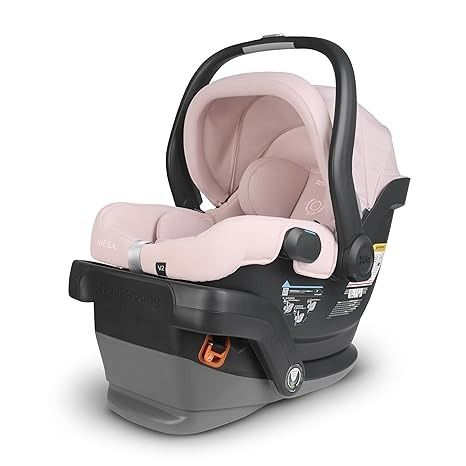 Amazon.com : UPPAbaby Mesa V2 Infant Car Seat/Easy Installation/Innovative SmartSecure Technology/Base + Robust Infant Insert Included/Direct Stroller Attachment/Alice (Dusty Pink) : Baby Uppababy Mesa, Pink Car Seat, Baby Travel Gear, Infant Car Seat, Pink Car, Traveling With Baby, Travel Gear, Laptop Computers