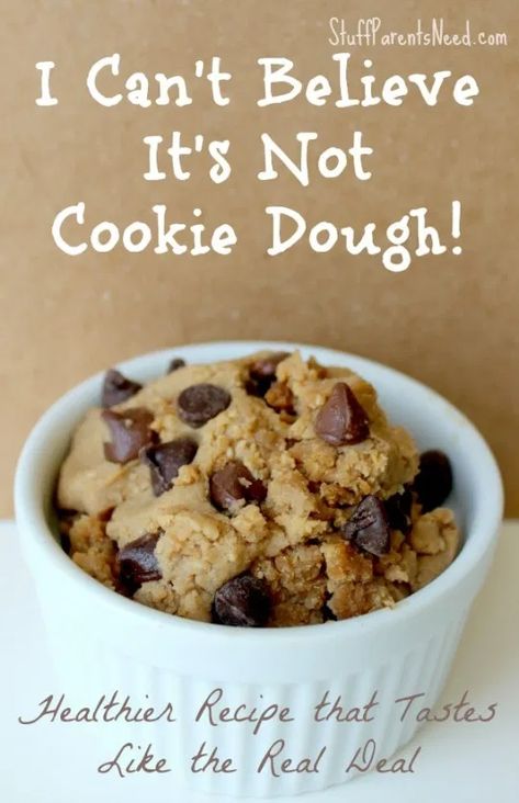 Edible Cookie Dough Chickpeas, Clean Cookies, Healthy Cookie Dough Recipe, Starbucks Slime, Cookie Dough Vegan, Ww Sweets, Thm Sweets, Paleo Snack, Wls Recipes