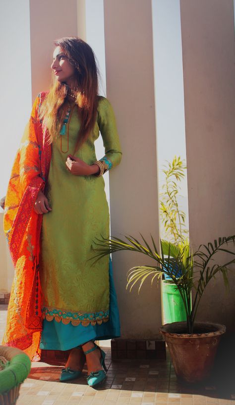 Plazo Suits, Plazzo Suit, Traditional Photography, Outfit Traditional, Salwar Suits Party Wear, Orange Suit, India Clothes, Desi Wedding Dresses, Punjabi Fashion