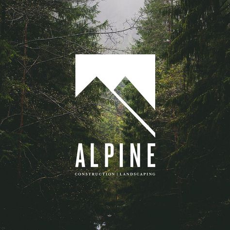 Branding work for Alpine Construction + Landscaping. • • • #design #photography #branding #designer #whitespacesummer #typography #inspo… Alpine Logo, Logo Montagne, Mountain Icon, Alpine Hotel, Wild Logo, Surf Logo, Rustic Logo, Construction Branding, 2025 Year