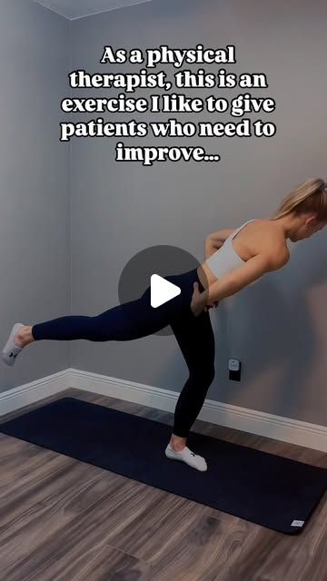 Kaylee Kuzma, PT, DPT on Instagram: "✨Hip airplanes are a great exercise for improving… 

1. Hip stability
2. Hip strength 
3. Hip mobility (internal and external on both sides)
4. Single leg strength 
5. Foot and ankle stability 

But this exercise is very challenging for many people (including myself)… so if you are struggling here is a modification tha takes out the foot and ankle stability! 

For either of these exercises perform 5-10 reps on each side for 2-3 sets

📌 Save this and let me know if you try it out! 😊" Hip Airplane Exercise, Hip Strength, Ankle Stability, 12 Minute Workout, Hip Mobility, Physical Therapist, Health Exercise, Try It, Fitness Tips