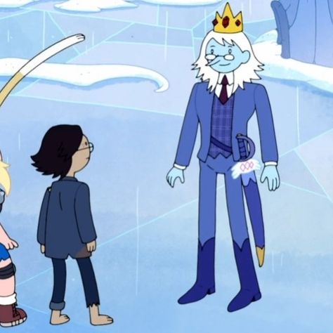 Winter King Fiona And Cake, Winter King Fionna And Cake Fanart, Fiona And Cake, Simon Petrikov, Winter King, Wild Kratts, Ice King, Cake Board, Jack Frost