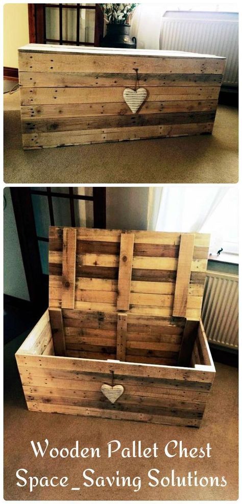 Pregnant People, Pallet Chest, Pallet Home Decor, Pallet Storage, Pallet Projects Furniture, Wooden Pallet Furniture, Pretty Wreath, Wooden Pallet Projects, Pallet Furniture Bedroom