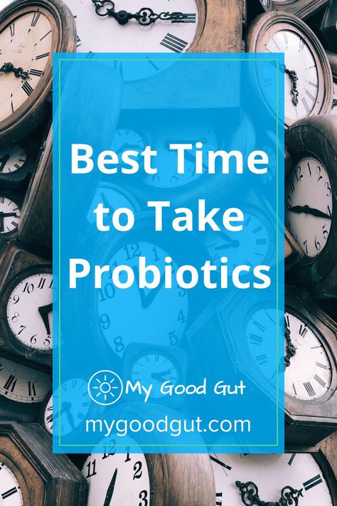 When is the best time to take probiotics? After all, you ultimately want them to be as effective as possible, so timing can be important. https://mygoodgut.com/best-time-to-take-probiotics/?utm_source=pinterest&utm_medium=mygoodgut&utm_campaign=publer #mygoodgut #guthealth #ibs #digestion Best Time To Take Probiotics, Best Pre And Probiotics For Women, When To Take Probiotics, Magnesium Pills, Lose Water Weight, Prebiotic Foods, Gi Tract, Probiotics Supplement, Large Intestine