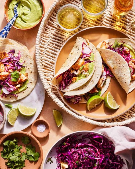 Basa Fish Tacos, Granola Dessert, Fish Taco Recipe, Group Recipes, Mexican Stuff, Baja Fish Tacos, Inflammatory Recipes, Fish Taco, High Protein Meal Prep