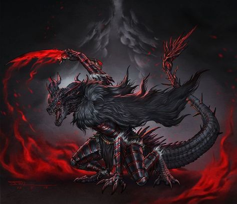 Undead Dragonborn, Dragon God Art, Corrupted Character Design, Campbell Soup Art, Blood Magic, Dragon Born, Fantasy Beasts, Monster Concept Art, Dungeons And Dragons Characters