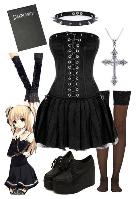 Anime Outfits Dress, Closet Cosplay, Misa Amane, Outfits Dress, Anime Cosplay Costumes, Anime Inspired Outfits, Halloween Costume Outfits, Casual Cosplay, Kawaii Fashion Outfits