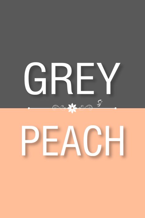 Gray And Peach Bedroom, Peach Colour Combinations, Peach Bedroom, Colour Combinations Fashion, Grey Palette, Colors For Skin Tone, Wardrobe Design Bedroom, Design Bedroom, Grey Bedding